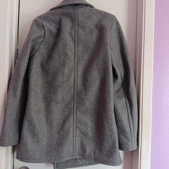 Women's RD Style Fiora Grey Pea Coat NWOT Size S/P - Picture 6 of 7